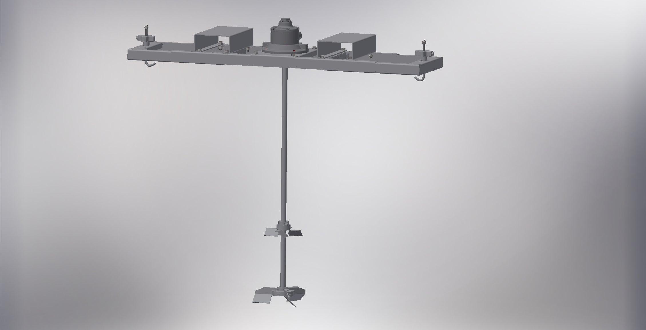 P/N 27-15DA 1-1/2 HP AIR DIRECT DRIVE IBC TOTE MIXER