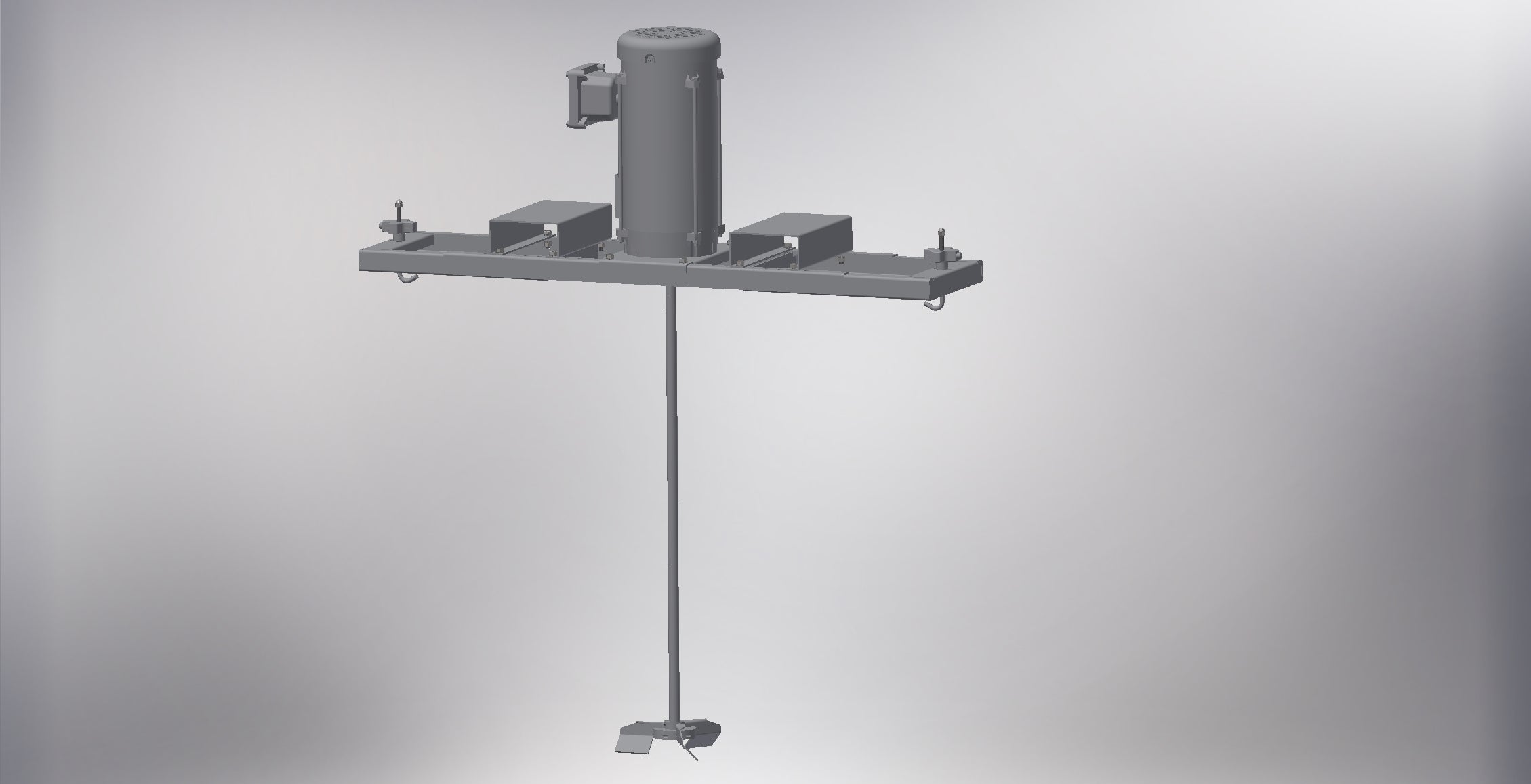 P/N 27-15DE 1 1/2 HP EP ELECTRIC DIRECT DRIVE IBC TOTE MIXER